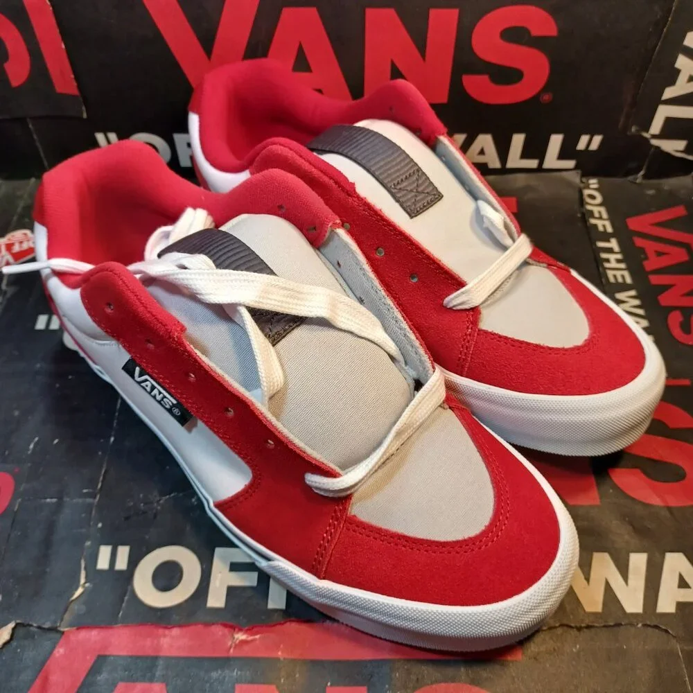 Vans Men's U.S. 13 Chukka Push LS Racing Red/White VN000CZW6RT